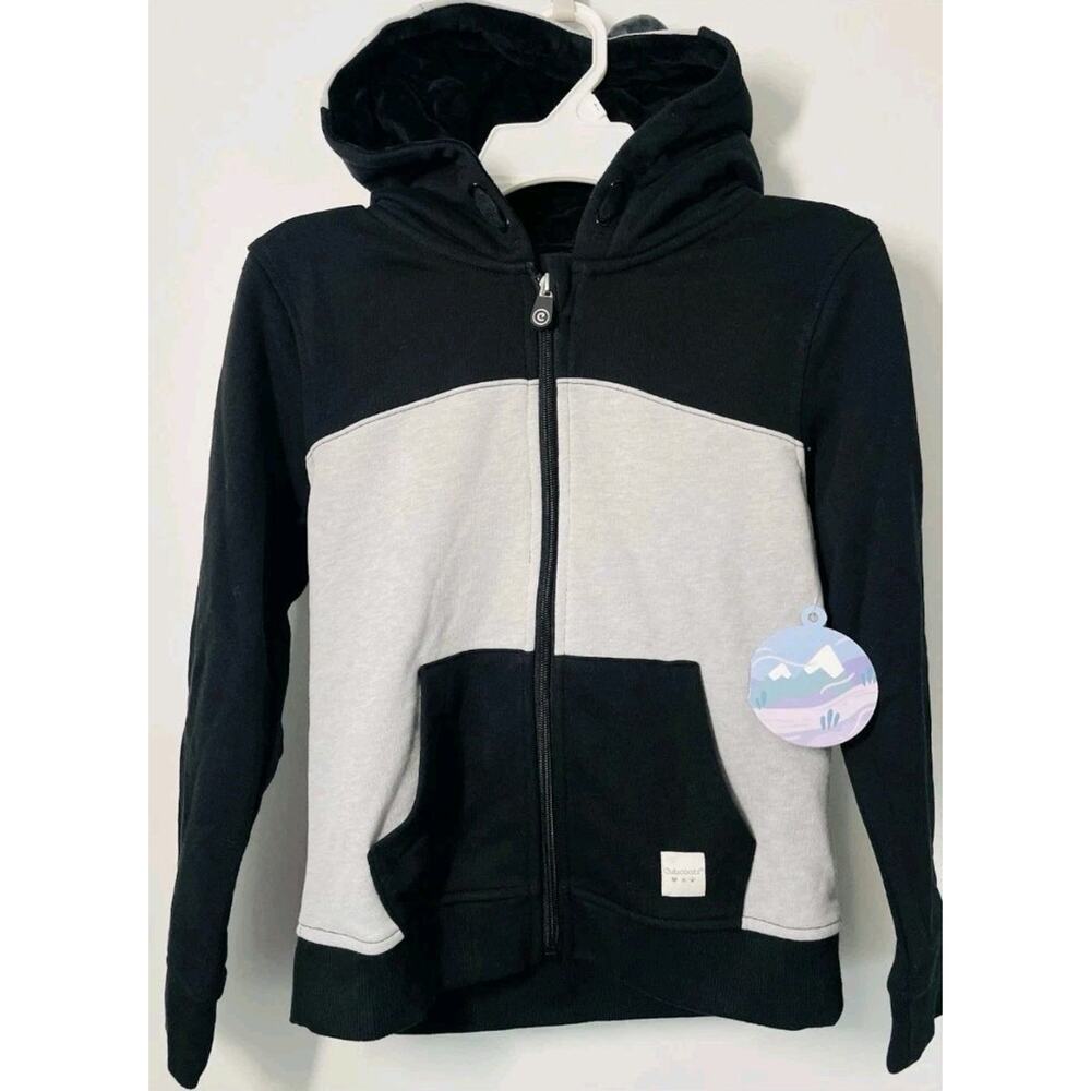 Cubcoats Transforming Unisex 2-in-1 Zip Hoodie Plush Papo Panda Kids 6-7 Black